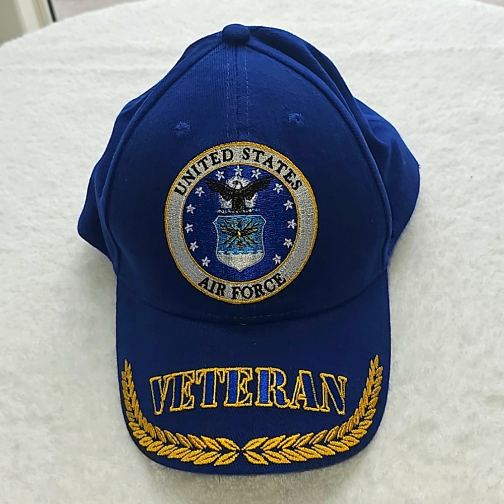 US Air Force Veteran Hat, New, Unisex